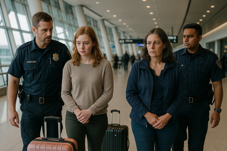 Two women were detained at Toronto Airport with more than $1,000,000 in their suitcases